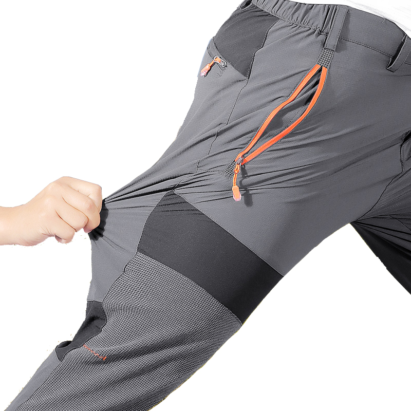 Fishing Pants Waterproof - กางเกงปีนเขาสำหรับผู้ชายแบบยืดสี่ทิศทาง แห้งเร็ว น้ำหนักเบา บางเบา ระบายอากาศได้ดี เหมาะสำหรับฤดูร้อน