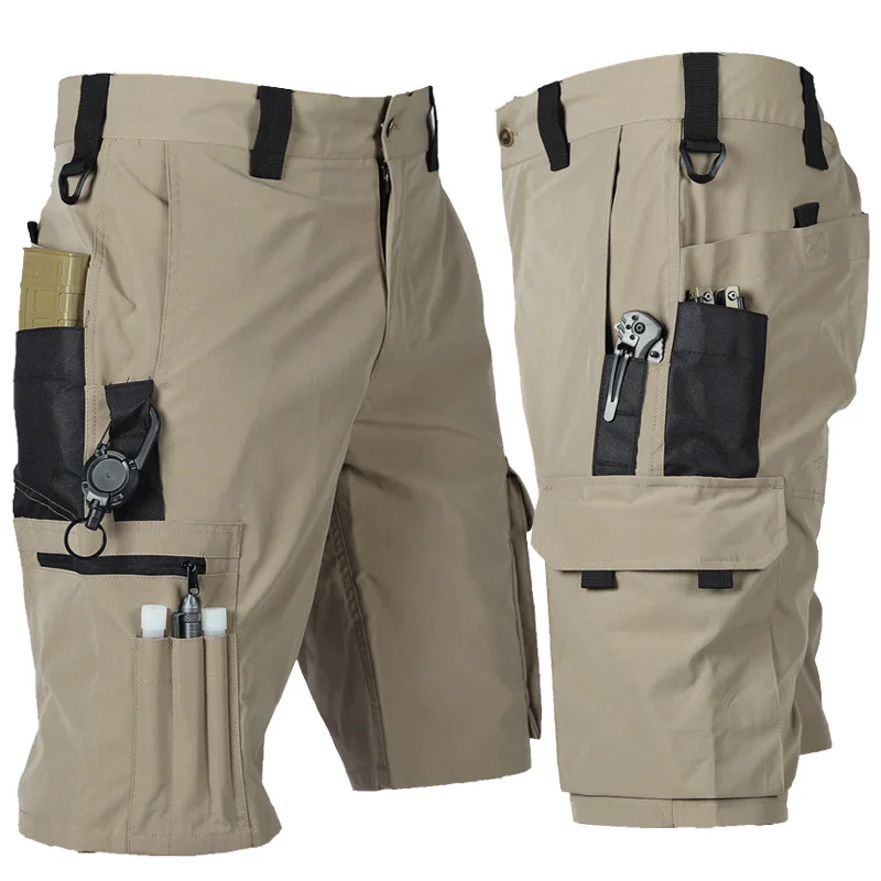 Fishing Belt - เข็มขัดของขวัญผู้ชาย Operator ยืดหยุ่นยุทธวิธี Ripstop ออกกําลังกายสินค้ากลางแจ้งสําหรับชายขี่จักรยานเดินป่าตกปลากางเกงขาสั้นสบายๆ