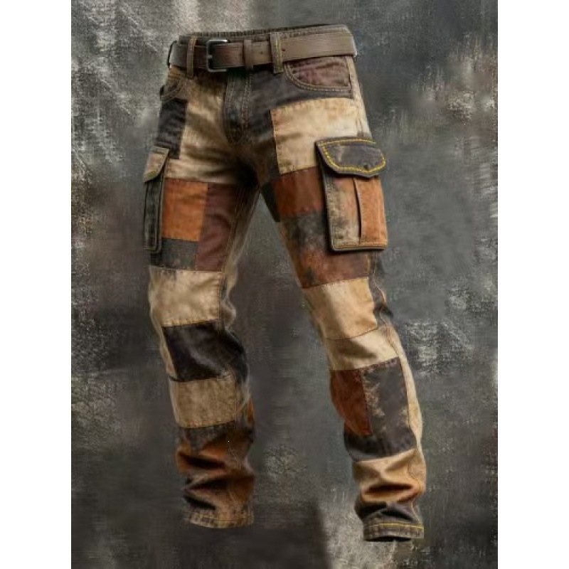 Fishing Pants Waterproof - กางเกงโอเวอร์ออลทรงหลวมกระเป๋าใหญ่รุ่นใหม่ปี 2026 สำหรับผู้ชาย กางเกงกีฬากลางแจ้ง กางเกงจ็อกกิ้ง กางเกงยุทธวิธี