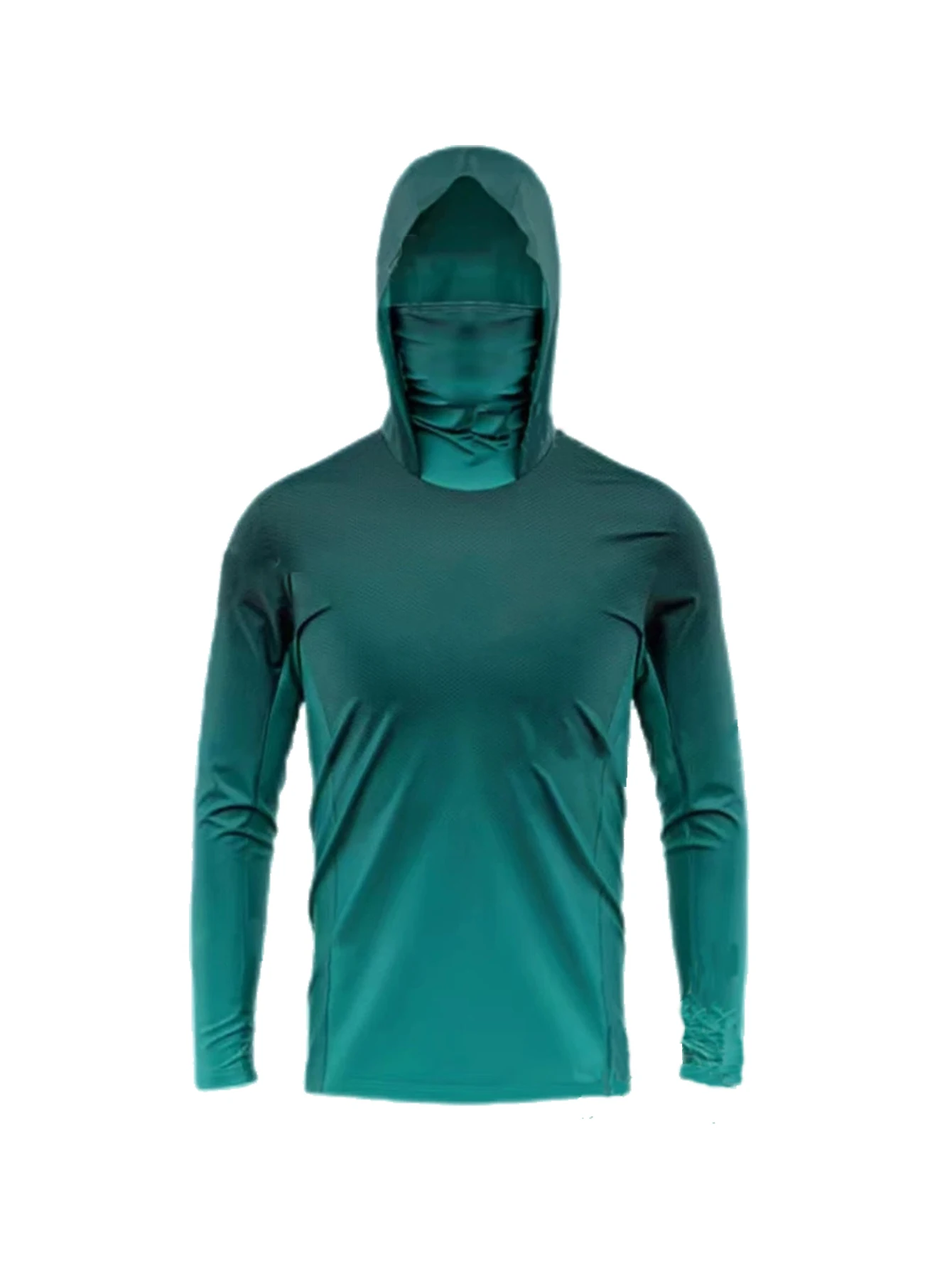 เสื้อฮู้ดดี้ตกปลาแขนยาวสำหรับผ - Fishing Mask Sun Protection บทวิจารณ์และราคา