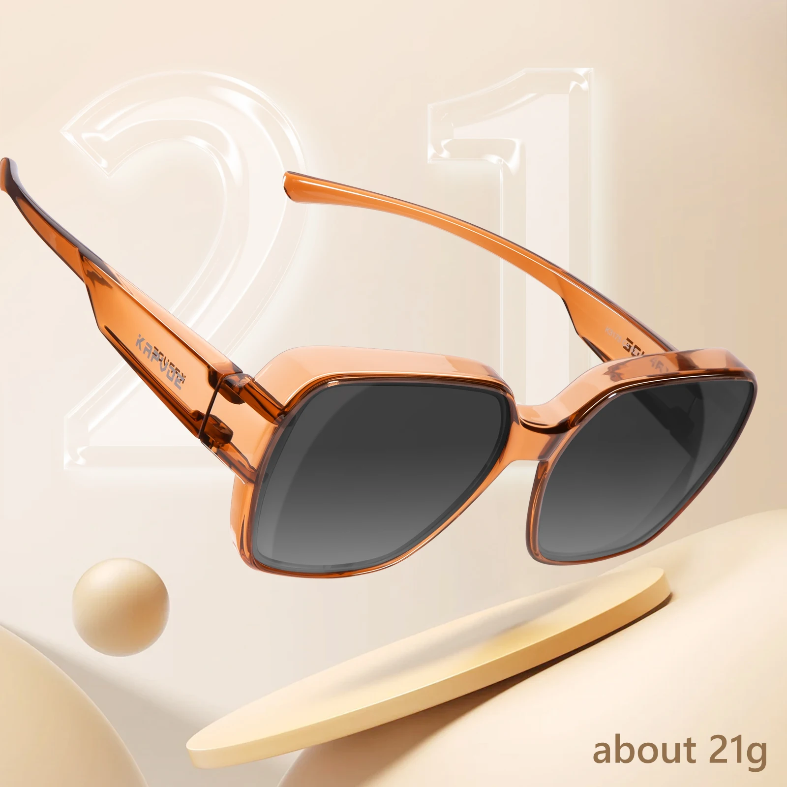 แว่นกันแดด Kapvoe สำหรับขับรถ  - Fishing Sunglasses Polarized บทวิจารณ์และราคา