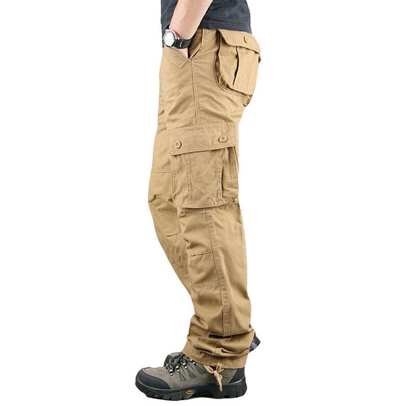 ยุทธวิธี Cargo กางเกงผู้ชายผ้า - Fishing Pants Waterproof บทวิจารณ์และราคา