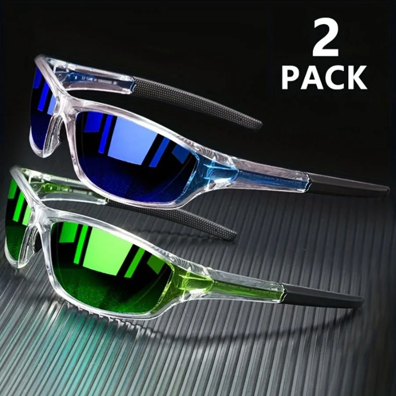 แว่นกันแดดกีฬา 1/2 ชิ้น สำหรับ - Fishing Sunglasses Polarized บทวิจารณ์และราคา