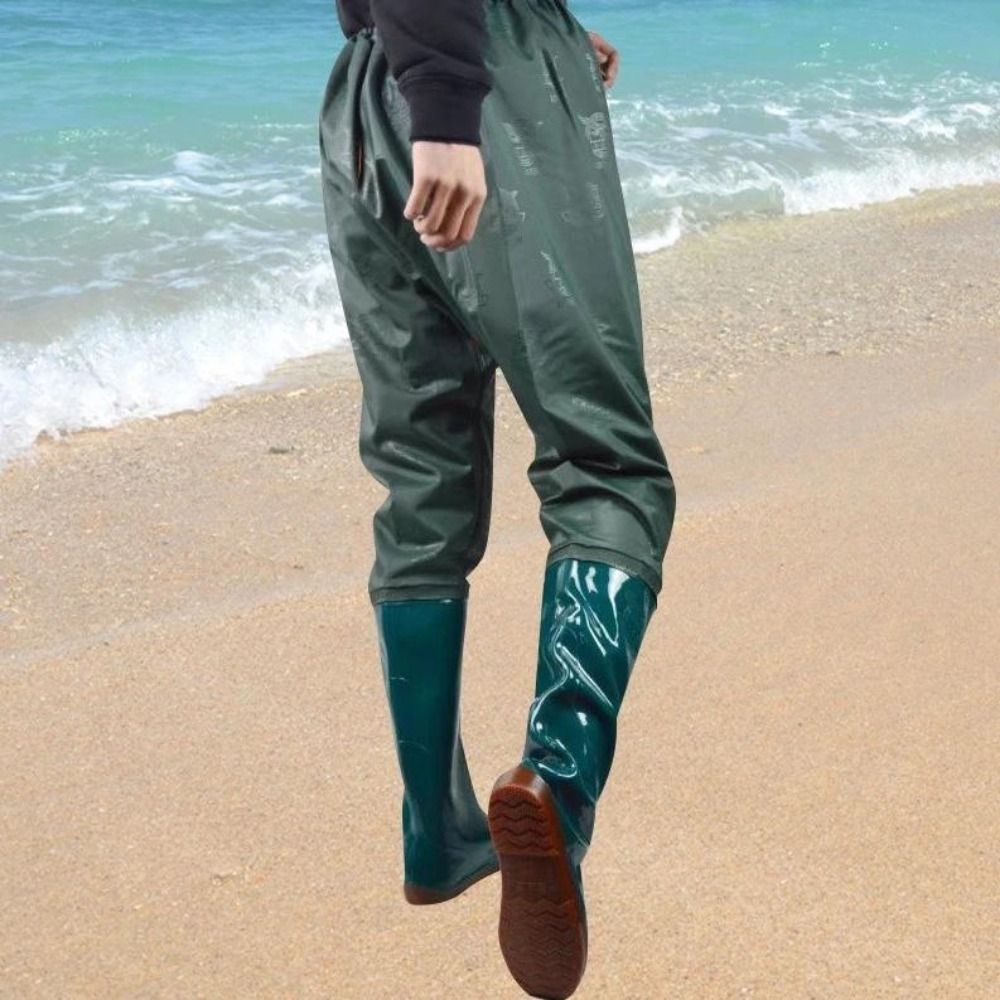 กางเกงปลูกถ่ายพลาสติก PVC กางเ - Fishing Pants Waterproof บทวิจารณ์และราคา