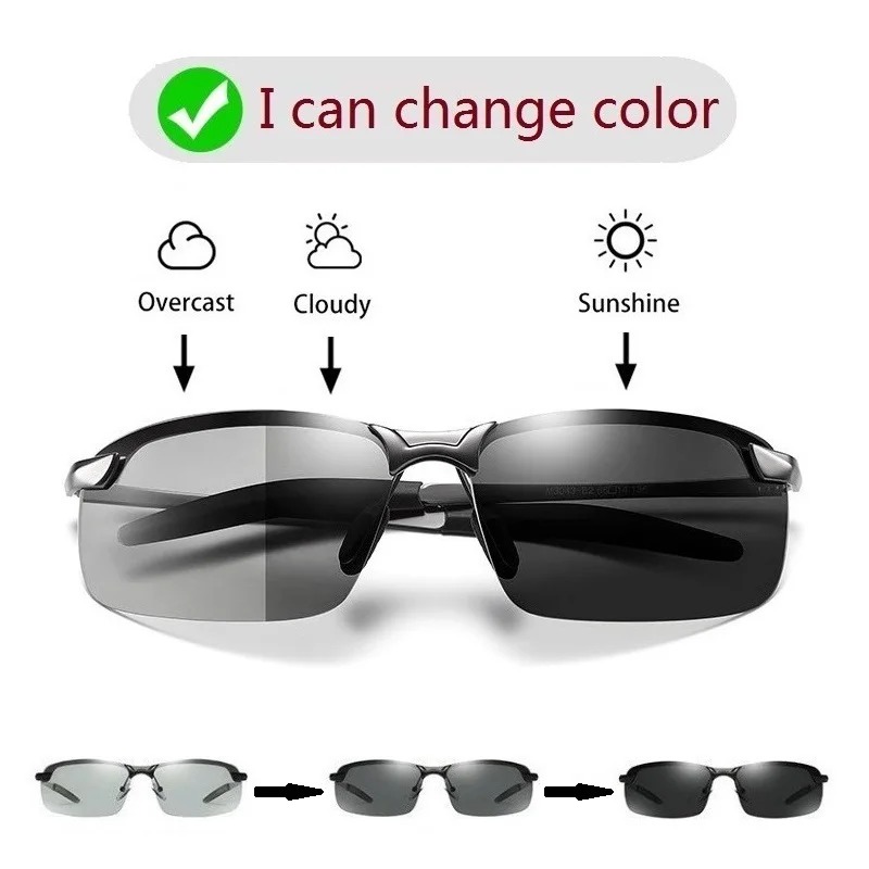 แว่นกันแดดโพลาไรซ์เปลี่ยนสีสำห - Fishing Sunglasses Polarized บทวิจารณ์และราคา